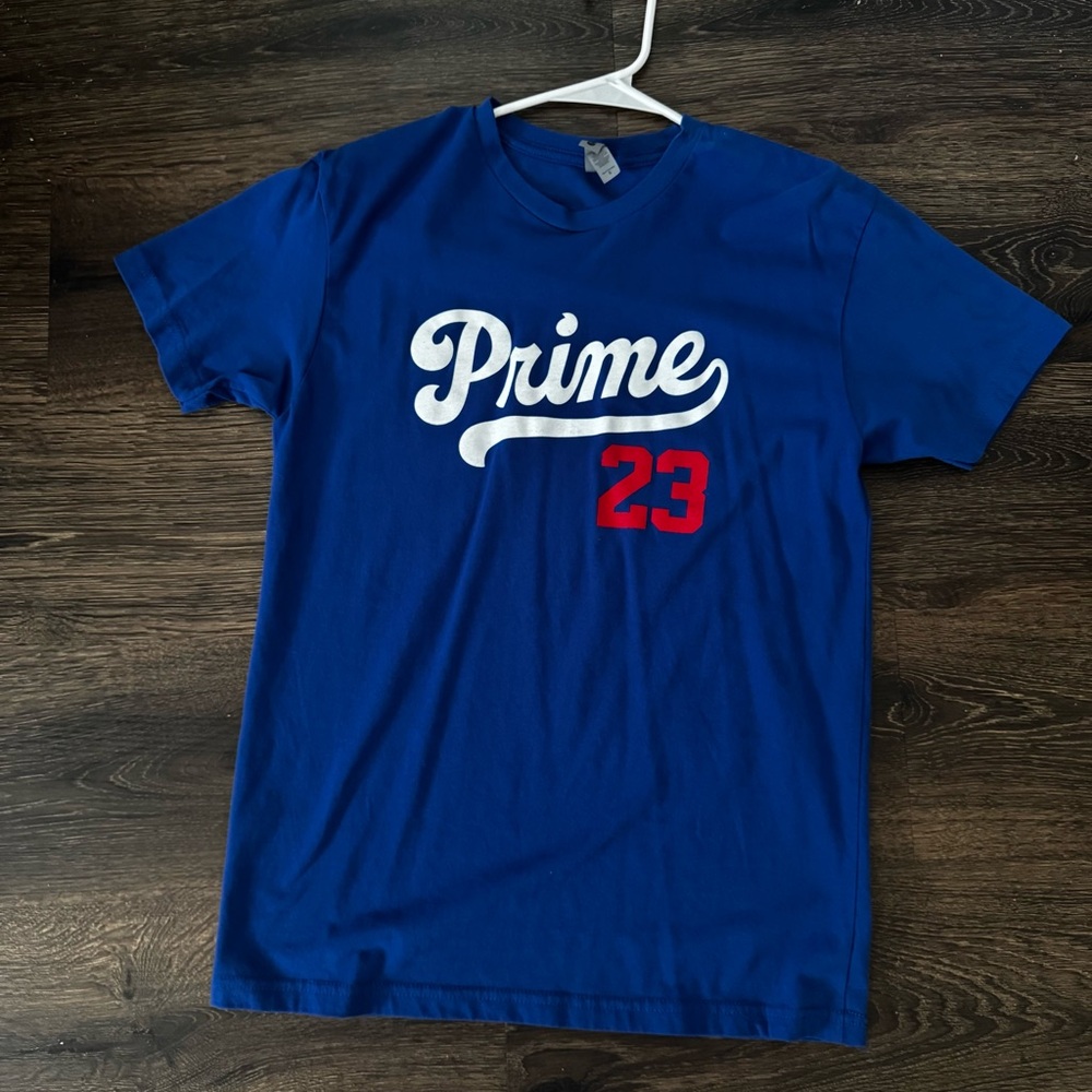 Unisex small Royal Blue 'Prime 23' dodgers Graphic Tee